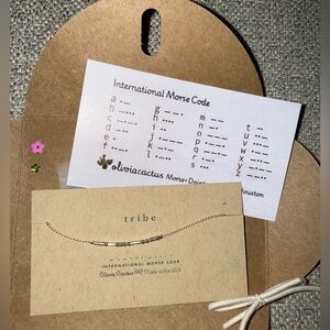 Olivia Cactus Tribe Morse Code Bracelet Jewelry